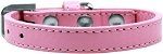 Wichita Plain Dog Collar (Color/Size: Light Pink Size 10)