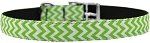 Chevrons Nylon Dog Collar with classic buckle 3/4"