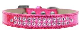 Two Row Light Pink Crystal