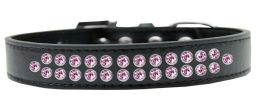 Two Row Light Pink Crystal