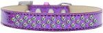 Sprinkles Ice Cream Dog Collar AB Crystals (Color/Size: Size 12 Purple)