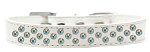 Sprinkles Dog Collar AB Crystals (Color/Size: Size 14 White)