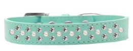 Sprinkles Dog Collar Pearl and Clear Crystals