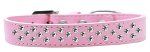 Sprinkles Dog Collar Clear Crystals (Color/Size: Size 14 Light Pink)