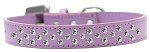 Sprinkles Dog Collar Clear Crystals (Color/Size: Size 14 Lavender)