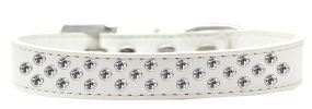 Sprinkles Dog Collar Clear Crystals