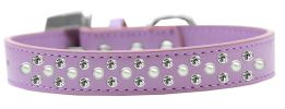 Sprinkles Dog Collar Pearl and Clear Crystals