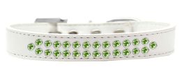 Two Row Lime Green Crystal