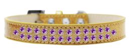 Two Row Purple Crystal
