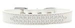 Two Row Pearl (Color/Size: Size 12 White Dog Collar)