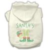 Santa's Elf Rhinestone Dog Hoodie