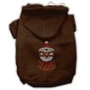 Hipster Penguin Rhinestone Dog Hoodie