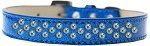 Sprinkles Ice Cream Dog Collar AB Crystals (Color/Size: Size 16 Blue)