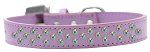 Sprinkles Dog Collar AB Crystals (Color/Size: Size 16 Lavender)