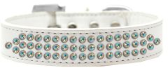 Three Row AB Crystal Dog Collar