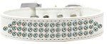 Three Row AB Crystal Dog Collar