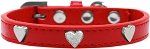 Silver Heart Widget Dog Collar