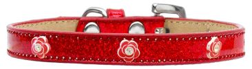 Red Rose Widget Dog Collar