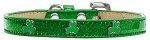 Shamrock Widget Dog Collar (Color/Size: Emerald Green Ice Cream Size 16)