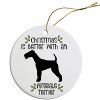 Breed Specific Round Christmas Ornament