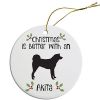 Breed Specific Round Christmas Ornament