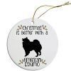Breed Specific Round Christmas Ornament