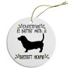 Breed Specific Round Christmas Ornament