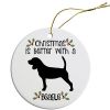 Breed Specific Round Christmas Ornament