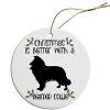 Breed Specific Round Christmas Ornament