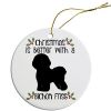 Breed Specific Round Christmas Ornament