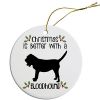 Breed Specific Round Christmas Ornament