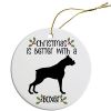 Breed Specific Round Christmas Ornament