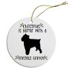 Breed Specific Round Christmas Ornament