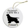 Breed Specific Round Christmas Ornament