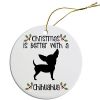 Breed Specific Round Christmas Ornament