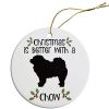Breed Specific Round Christmas Ornament