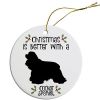 Breed Specific Round Christmas Ornament