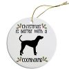 Breed Specific Round Christmas Ornament