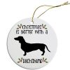 Breed Specific Round Christmas Ornament