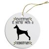 Breed Specific Round Christmas Ornament
