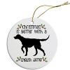 Breed Specific Round Christmas Ornament