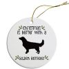 Breed Specific Round Christmas Ornament