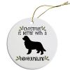 Breed Specific Round Christmas Ornament