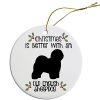 Breed Specific Round Christmas Ornament