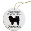 Breed Specific Round Christmas Ornament