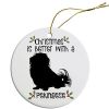 Breed Specific Round Christmas Ornament