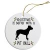 Breed Specific Round Christmas Ornament