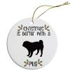 Breed Specific Round Christmas Ornament