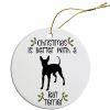 Breed Specific Round Christmas Ornament