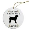 Breed Specific Round Christmas Ornament